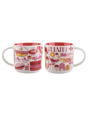 Starbucks BEEN THERE SERIES Miami Collector Ceramic Mug